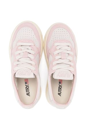 pink leather sneakers AUTRY KIDS | KULK3U01.